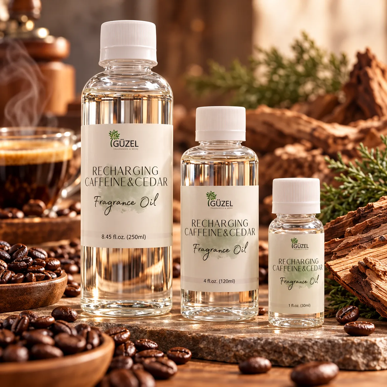 Recharging Caffeine & Cedar Fragrance oil
