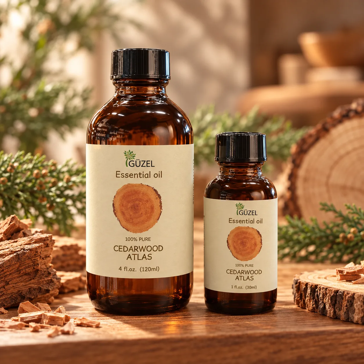Cedarwood atlas essential oil